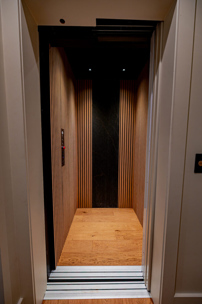 Custom residential elevator interior design