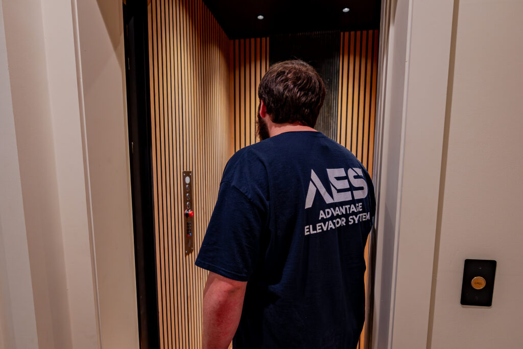 residential elevator installed in Mount Pleasant home